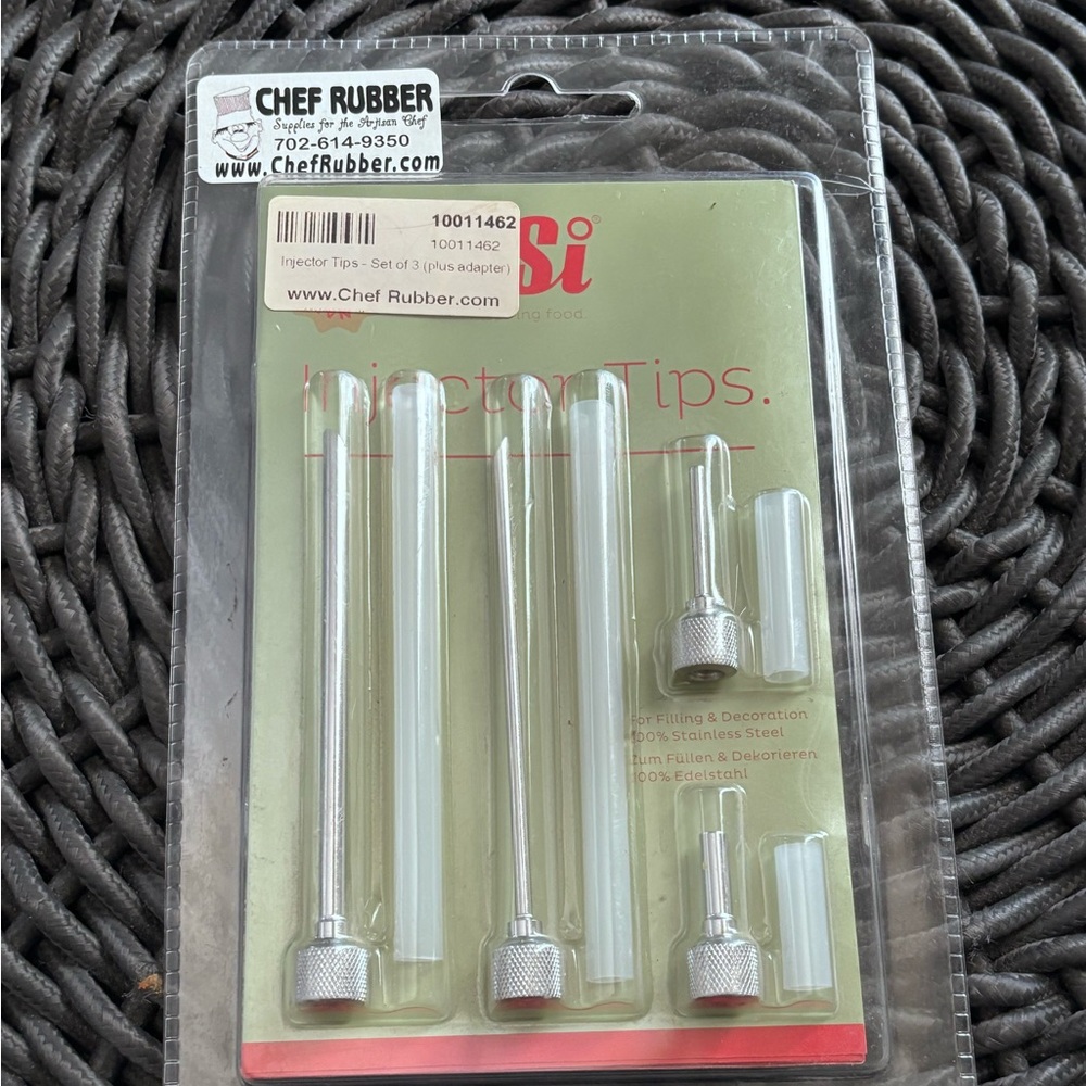 iSi Set of 4 Stainless Steel Injector Tips for Filling & Decorating 10011462